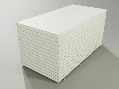 Insulation Boards Stack Modelo 3D