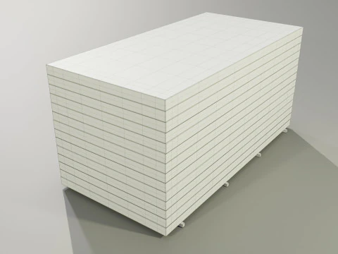 Insulation Boards Stack 3D Model