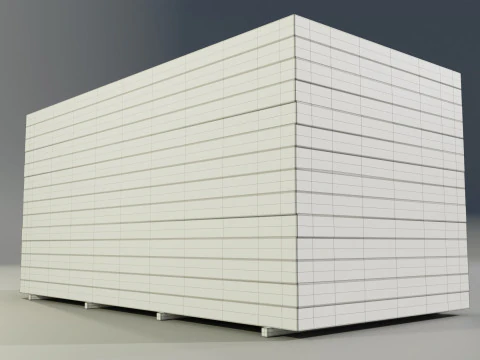 Insulation Boards Stack 3D Model