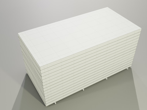 Insulation Boards Stack Modelo 3D