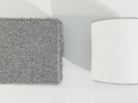 Grass Sod Stack and Roll 3D Модель