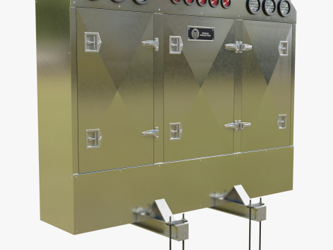 Aluminium Enclosed Headache Rack 3D मॉडल