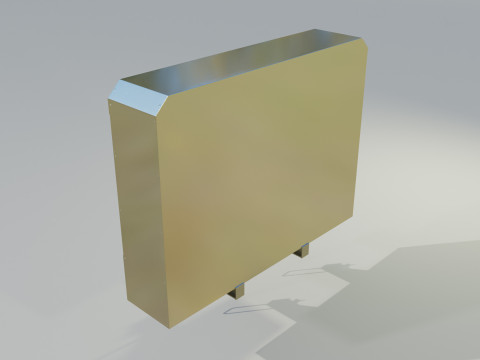 Aluminium Enclosed Headache Rack 3D Model