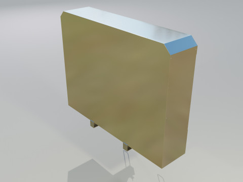 Aluminium Enclosed Headache Rack 3D Model