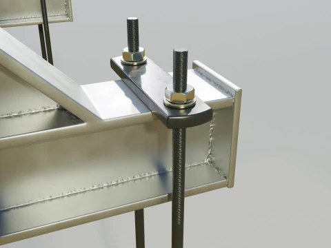 Aluminium Enclosed Headache Rack 3D Model