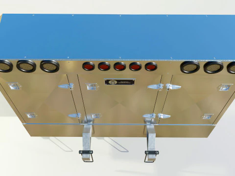 Aluminium Enclosed Headache Rack 3D Model