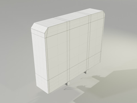 Aluminium Enclosed Headache Rack 3D Model