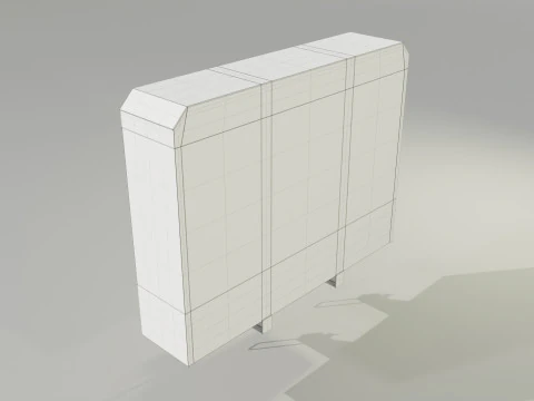 Aluminium Enclosed Headache Rack 3D Model