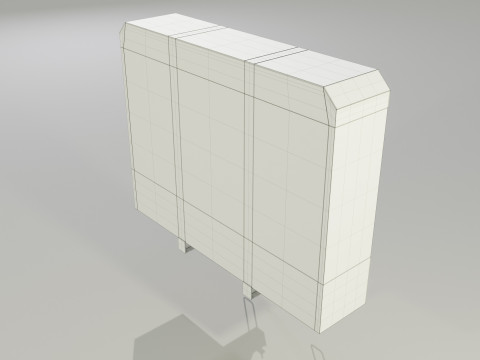Aluminium Enclosed Headache Rack 3D Model