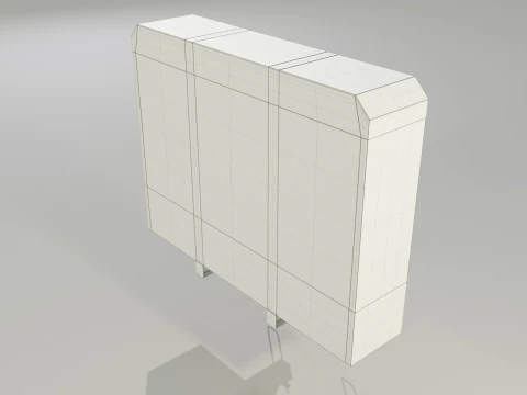 Aluminium Enclosed Headache Rack 3D Model