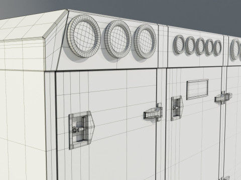 Aluminium Enclosed Headache Rack 3D Model