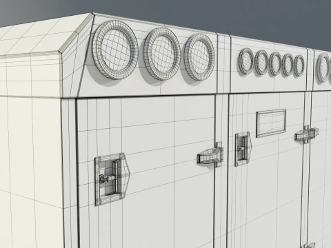 Aluminium Enclosed Headache Rack 3D Model