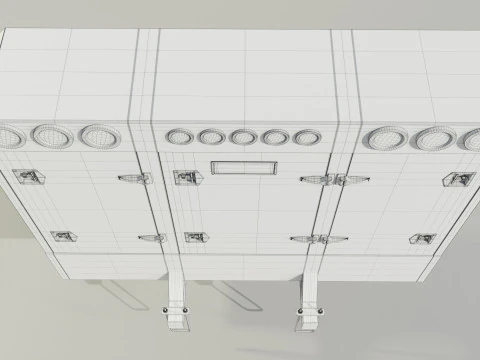 Aluminium Enclosed Headache Rack 3D Model