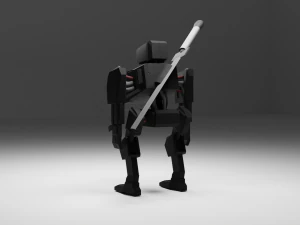 ゲーム対応ロボット 3Dモデル