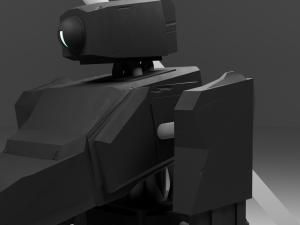 Game ready robot 3D-Modell