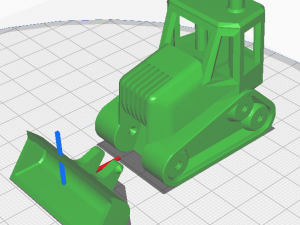Bulldozer Model Cetak 3D