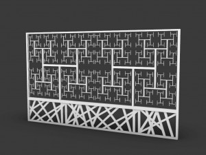 Partition wall Modelo 3D