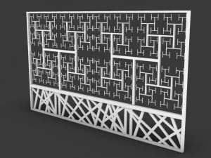 Partition wall 3D Model