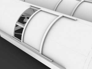 Greenhouse roof Industrial 3D 모델