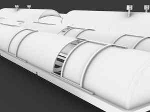 Greenhouse roof Industrial 3D 모델
