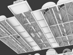 Greenhouse roof Industrial 3D 모델