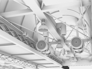 Greenhouse roof Industrial 3D 모델
