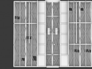 Greenhouse roof Industrial 3D 모델