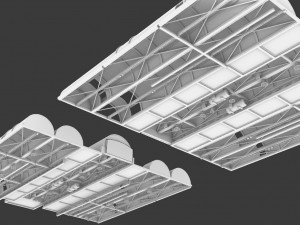Greenhouse roof Industrial 3D 모델