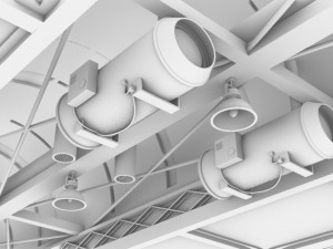 Greenhouse roof Industrial 3D 모델
