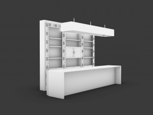 Bar table 3D Model