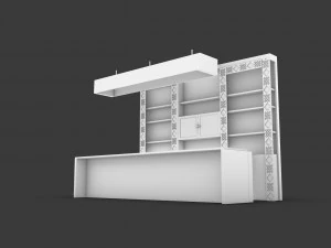 Bar table 3D Model