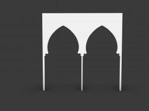Moroccan arch 3D Model