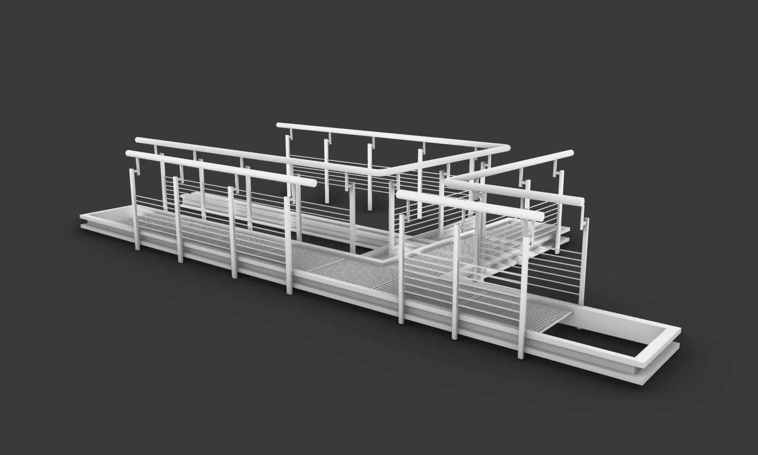 Corridor 3D Model .c4d .max .obj .3ds .fbx .stl .blend 