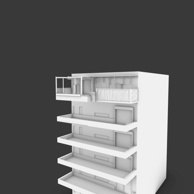 Roofgarden 3D Model .c4d .max .obj .3ds .fbx .stl .blend 