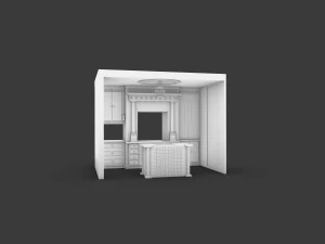 Classic kitchen 3D Model
