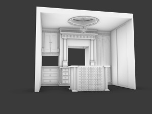 Classic kitchen 3D Model