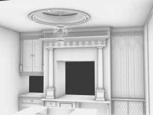 Classic kitchen 3D Model