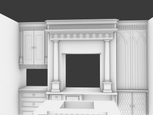 Classic kitchen 3D Model
