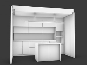 Modern kitchen 3D 모델