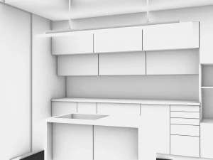Modern kitchen 3D Model
