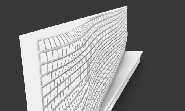 Patern wall Model 3D .c4d .max .obj .3ds .fbx .stl .blend 