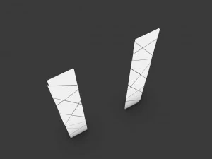 Parede interior moderna Modelo 3D