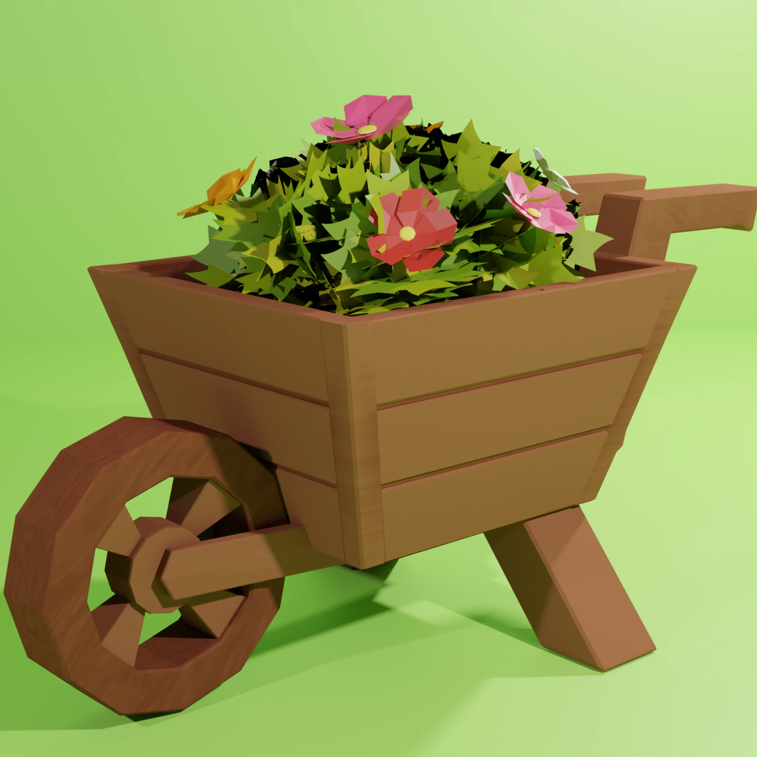 Cart 3D Model .c4d .max .obj .3ds .fbx .stl .blend 