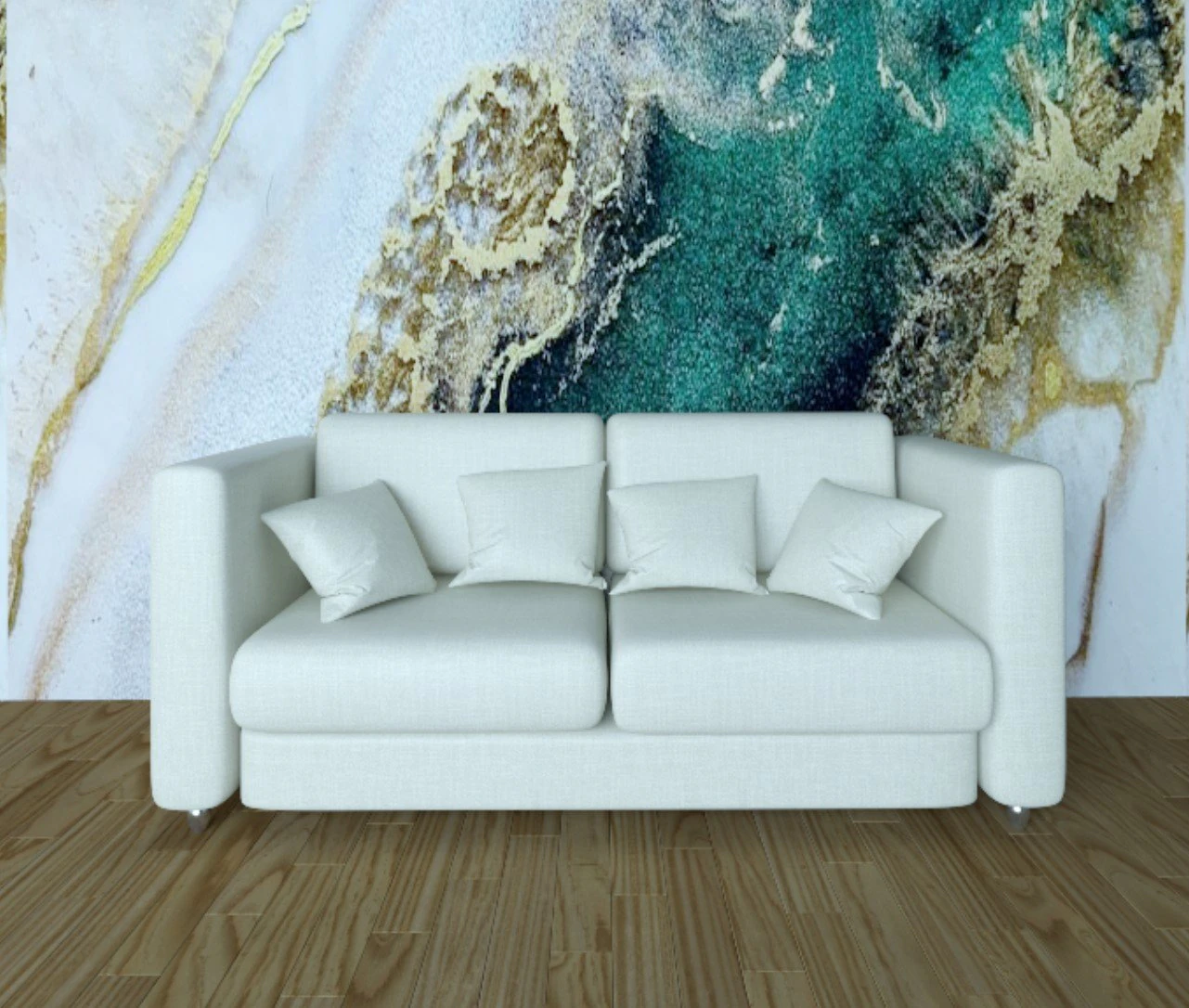 Sofa for leaving room for kitchen 3D Model .c4d .max .obj .3ds .fbx .stl .blend