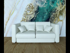 Диван для выхода на кухню 3D Модель