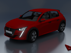 Peugeot 208 2021 3D Models