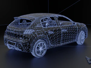 Peugeot 208 2021 3D Model