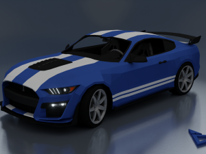 Shelby GT500 2021 3D Model