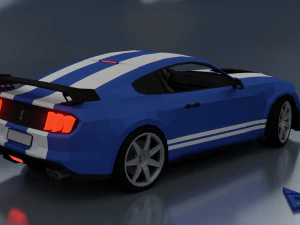 Shelby GT500 2021 3D Model