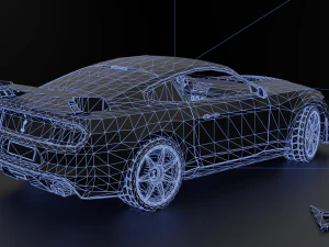 Shelby GT500 2021 3D Model